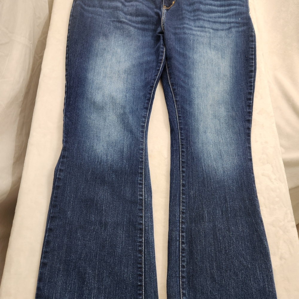 Levi Strauss Signature Gold Women's Blue Jeans Bootcut 35x32 Stretch Mid-Rise
